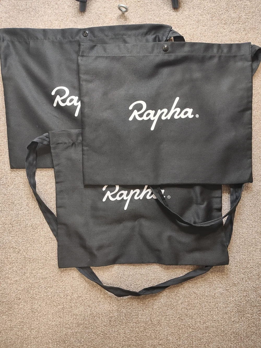 Rapha Musette/Feed Bag - Black w/ Classic Logo